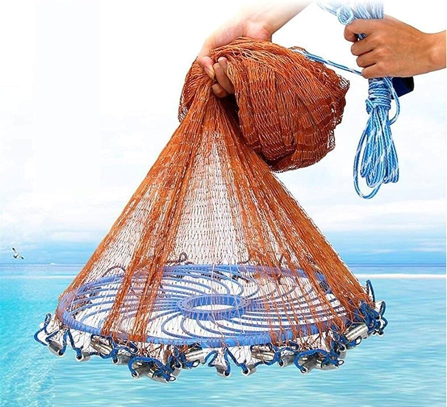 throw a net for fishing